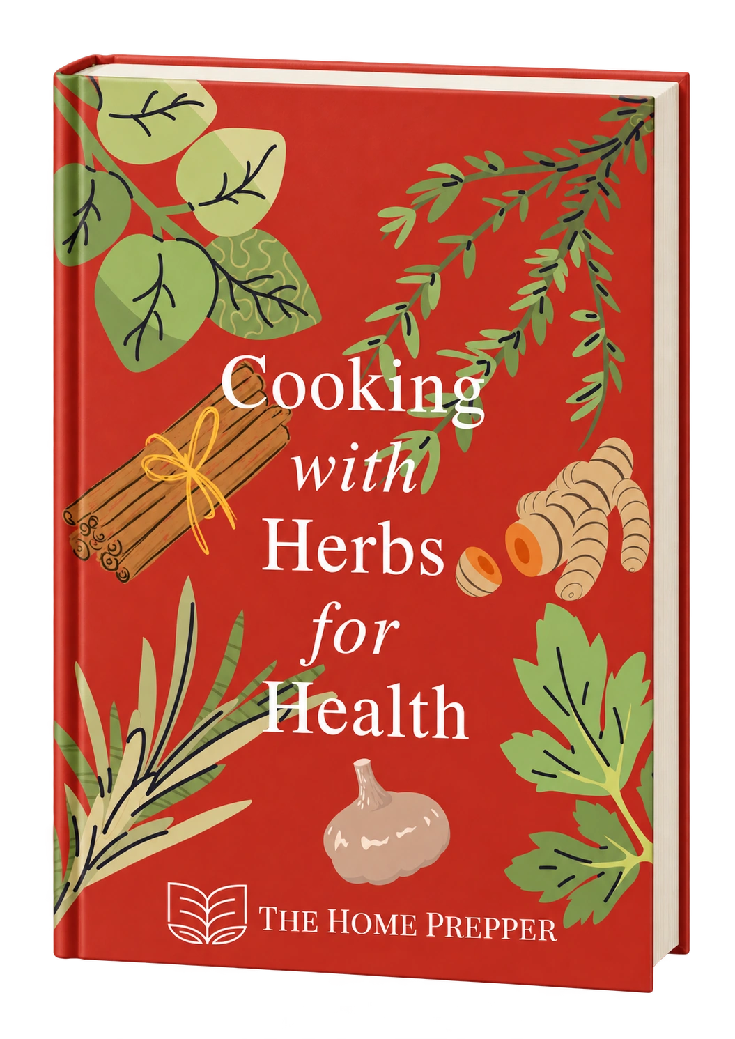 Cooking with Herbs for Health digital guide mockup