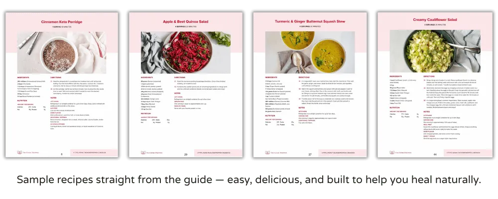 Original preview pages from Cooking with Herbs for Health
